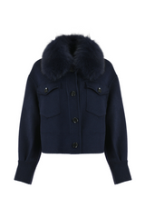 Hampstead Cashmere Jacket Navy