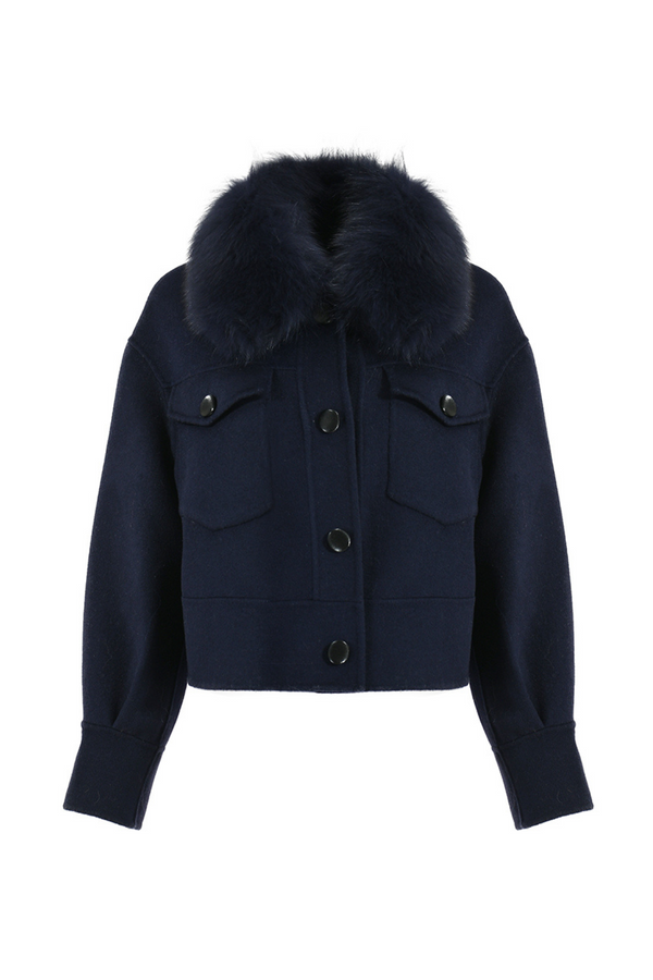 Hampstead Cashmere Jacket Navy