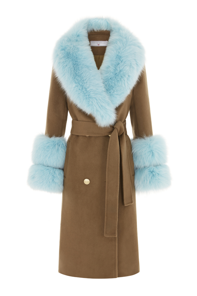 Belgravia Cashmere Coat Olive