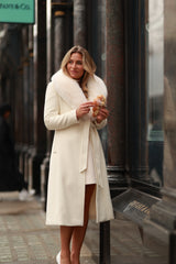 Windsor Cashmere Coat White