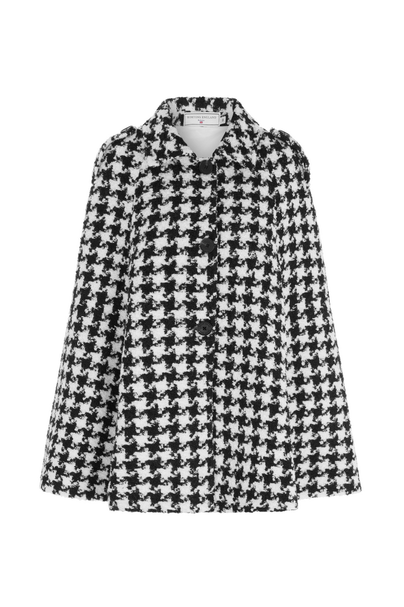 Tetbury Cape Houndstooth