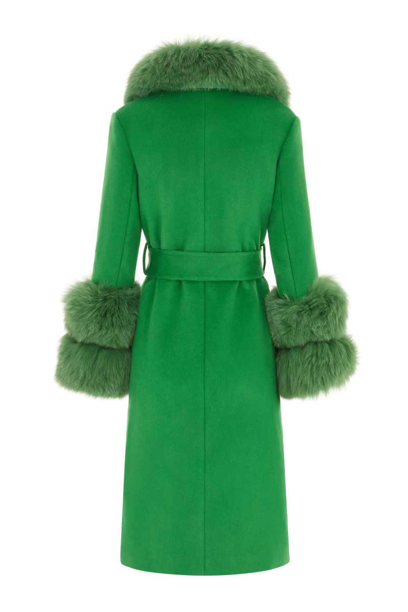 Belgravia Cashmere Coat Green