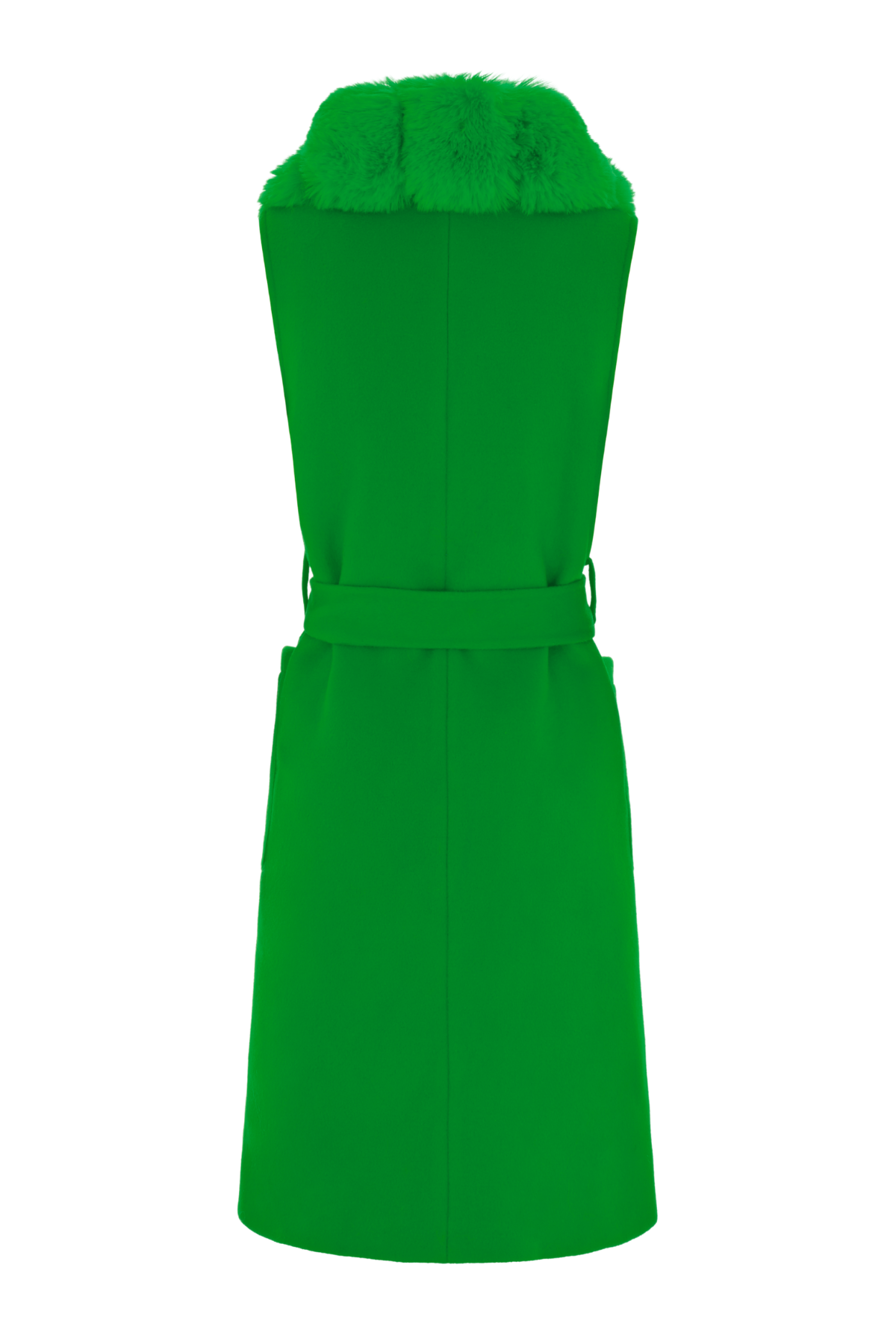 Knightsbridge Sleeveless Coat Green