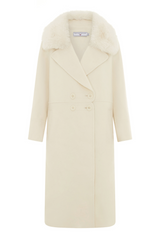 SAMPLE The Marlborough Coat Cream Size 10,12,14,18