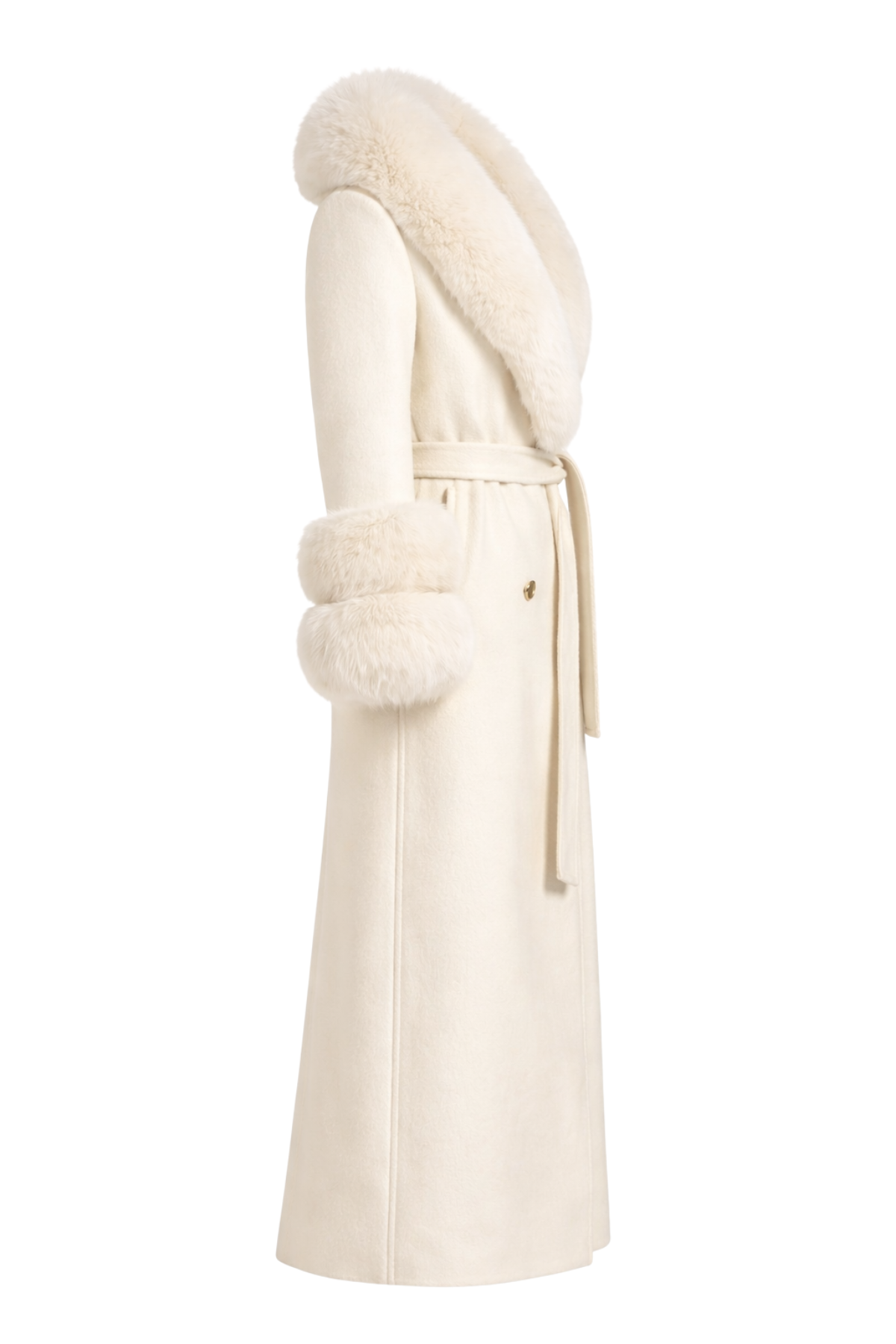 Mayfair Cashmere Coat Ivory