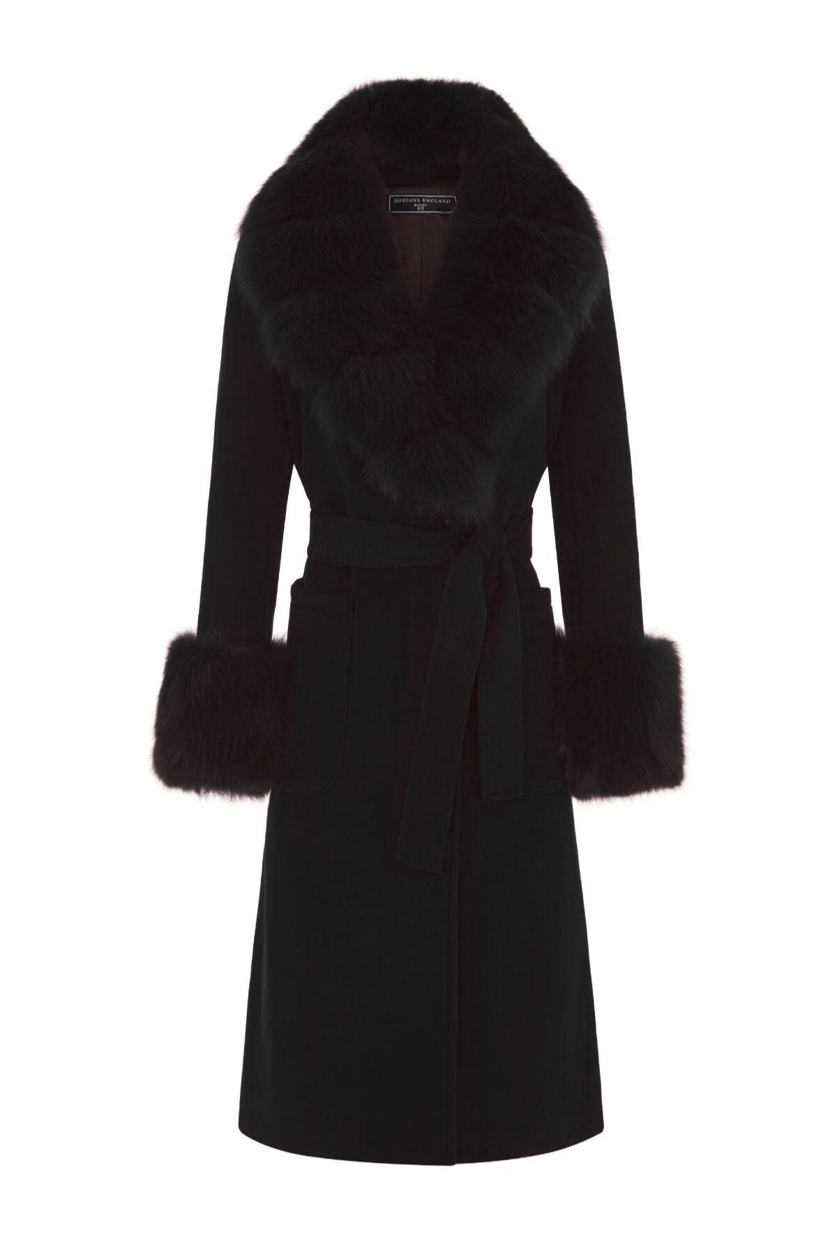 Beaufort Cashmere Coat Black
