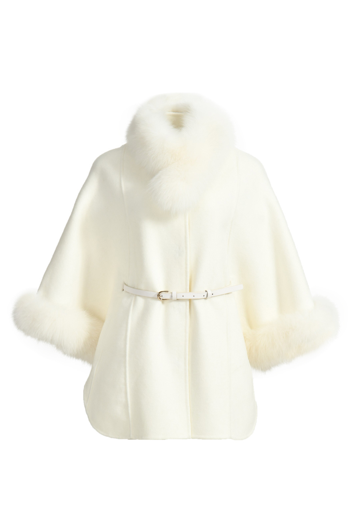 Regent Belted Cape White