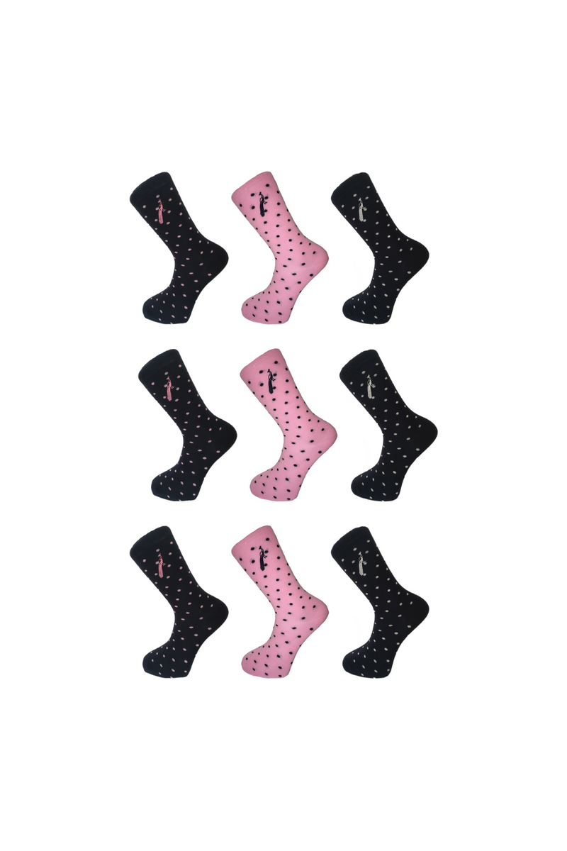 The Spotted Sock Gift Set - 9 Pair Box