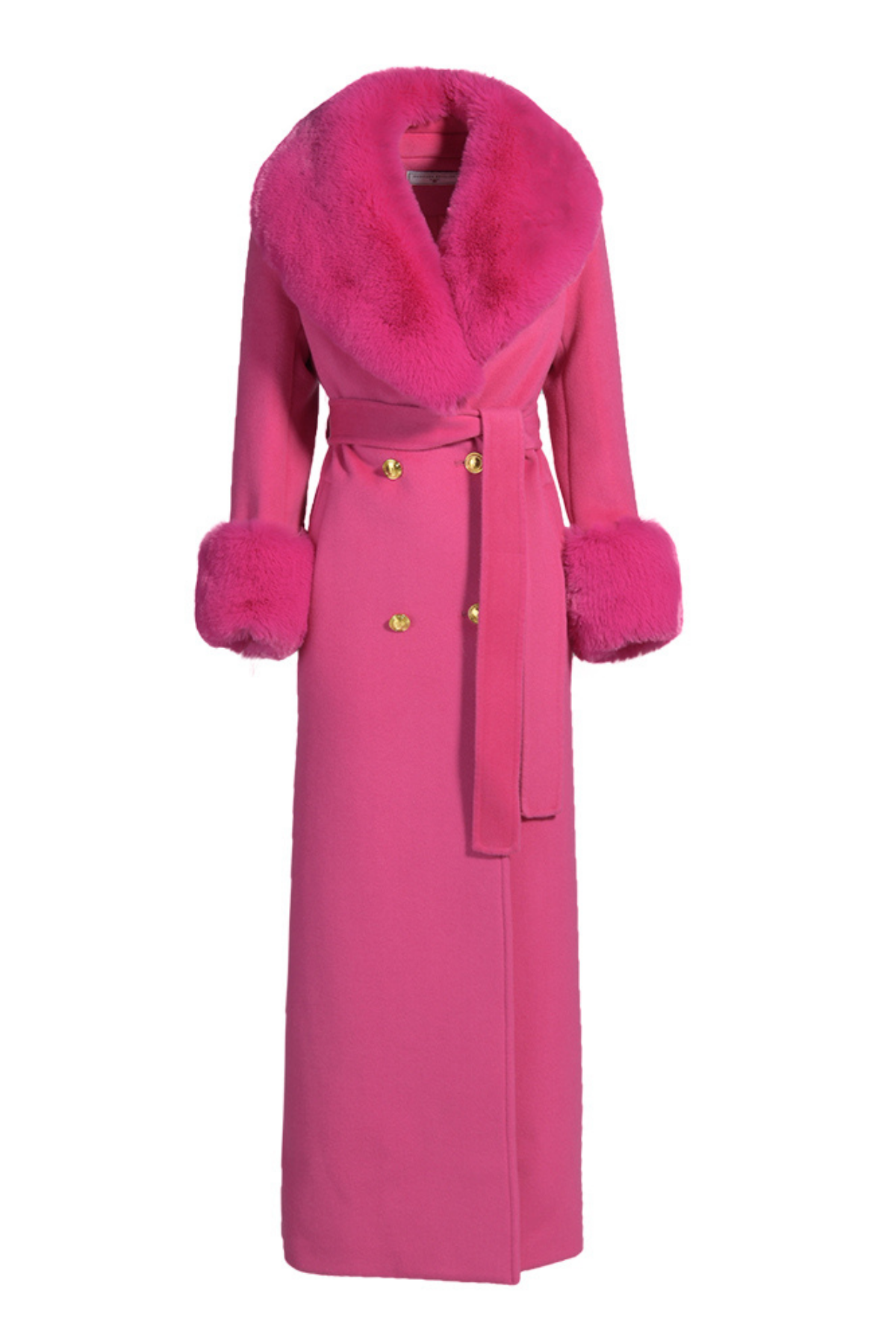 Richmond Cashmere Coat Hot Pink