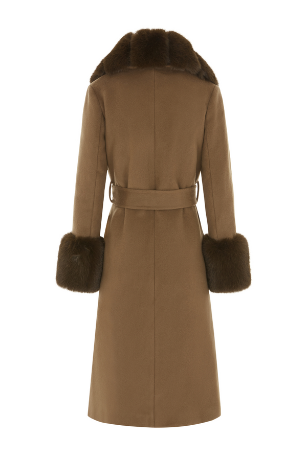 Beaufort Cashmere Coat Olive