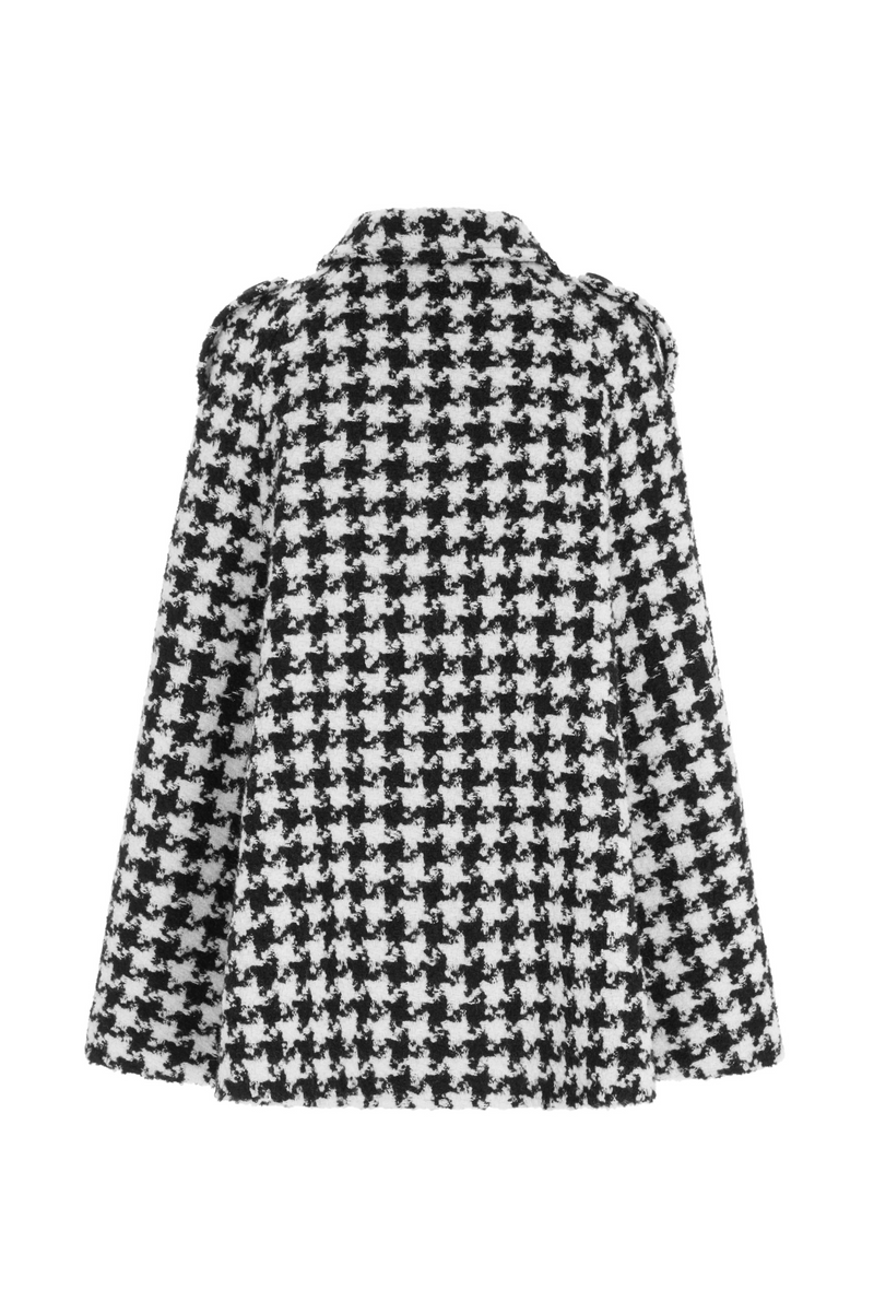 Tetbury Cape Houndstooth