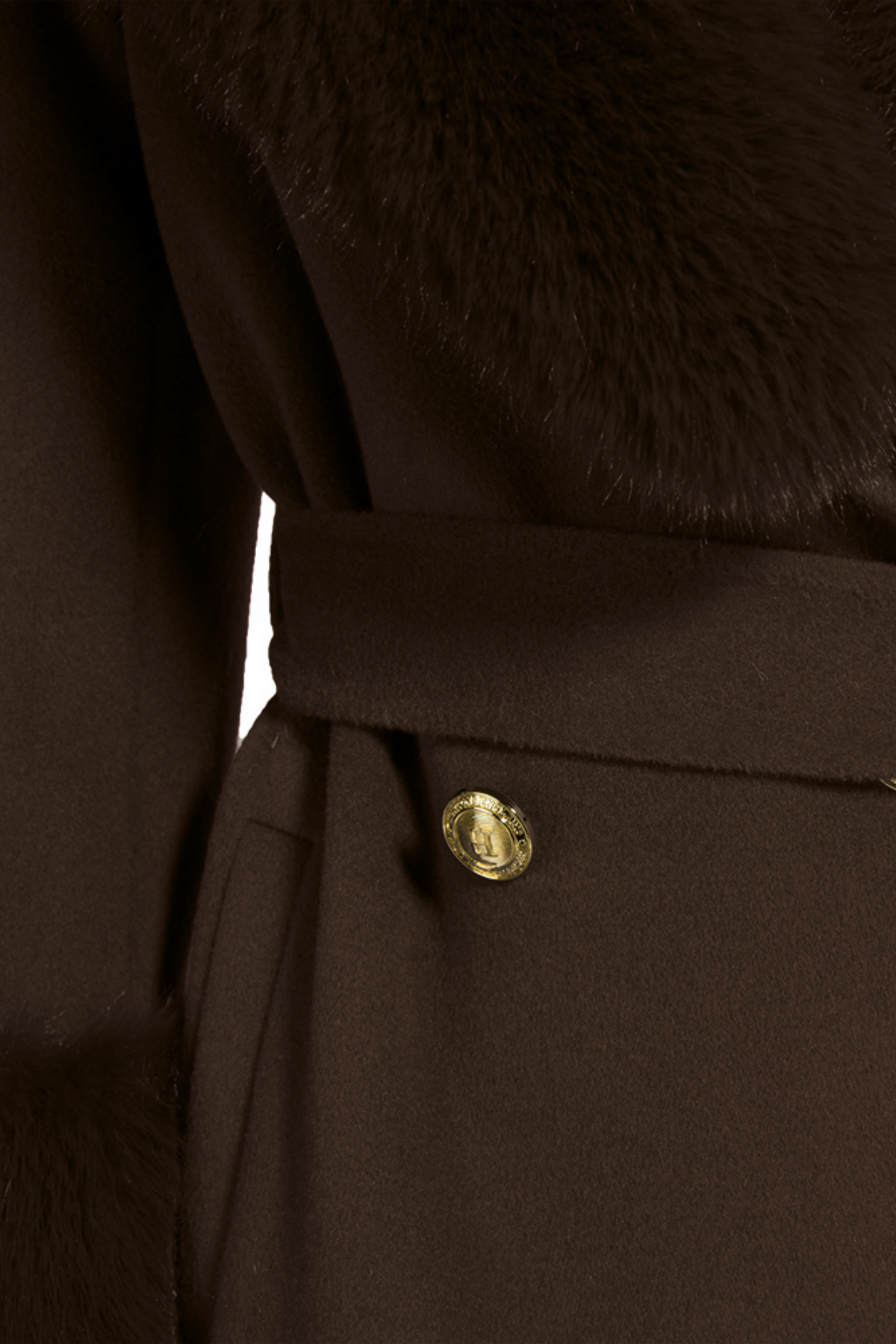 Mayfair Cashmere Coat Chocolate Brown