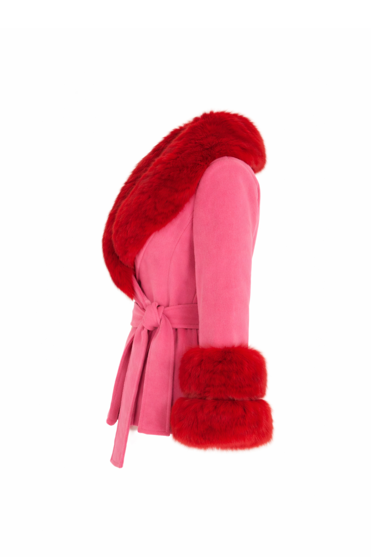 Chelsea Cashmere Jacket Hot Pink