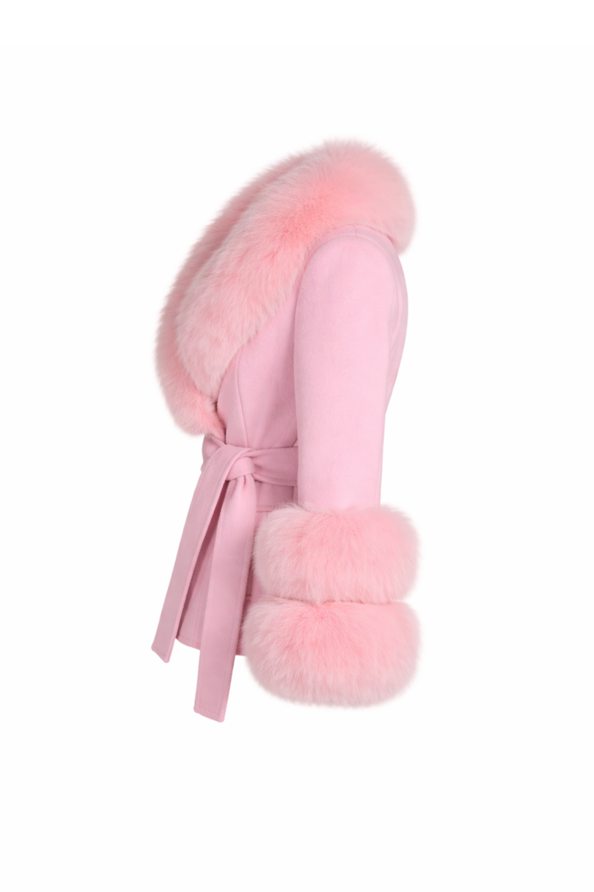 Chelsea Cashmere Jacket Powder Pink