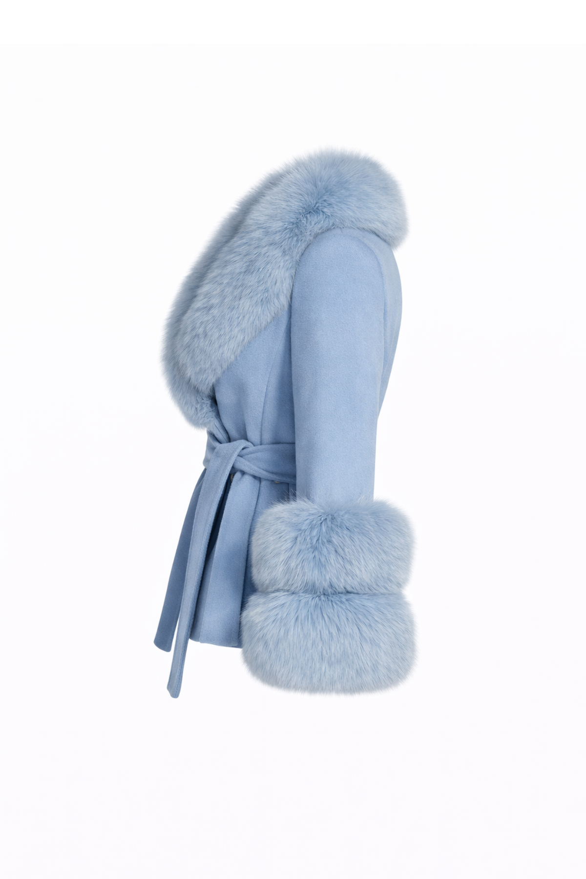 Chelsea Cashmere Jacket Powder Blue