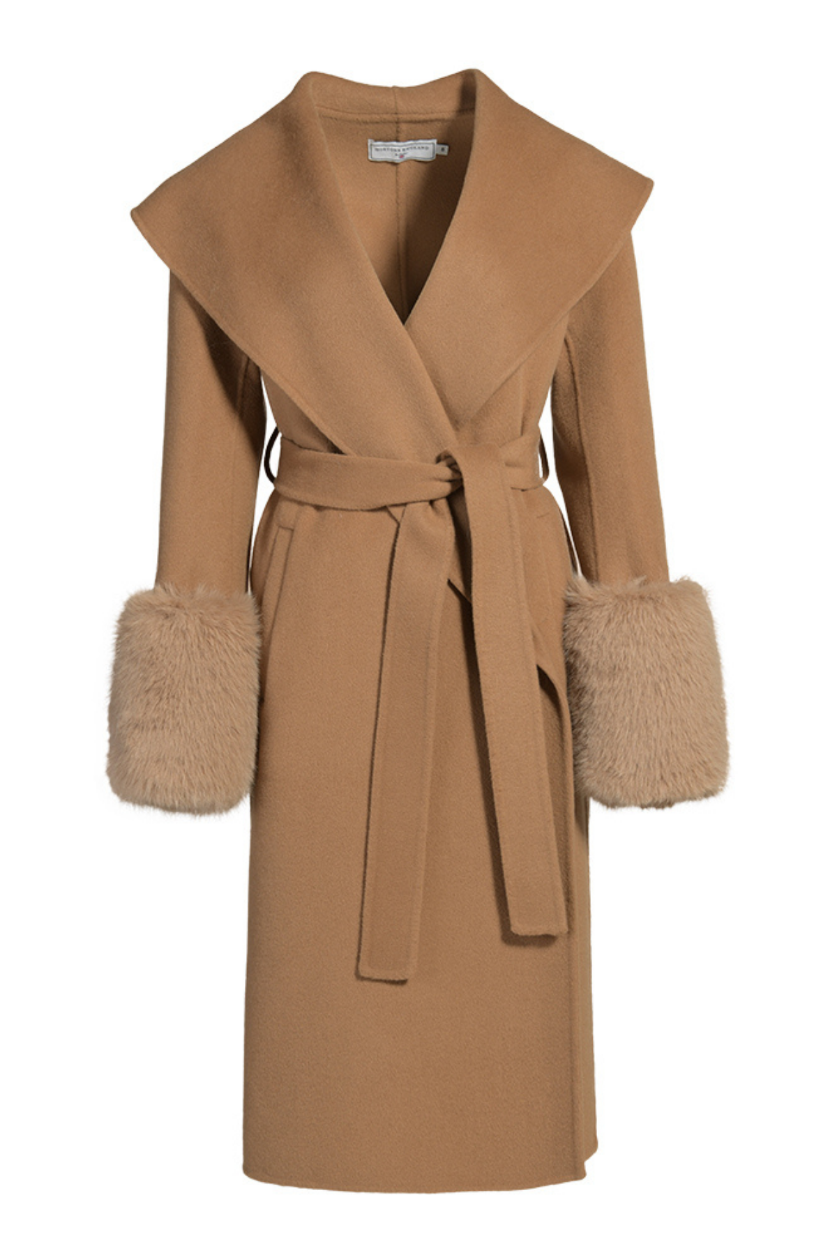 Belmont Cashmere Coat Tan