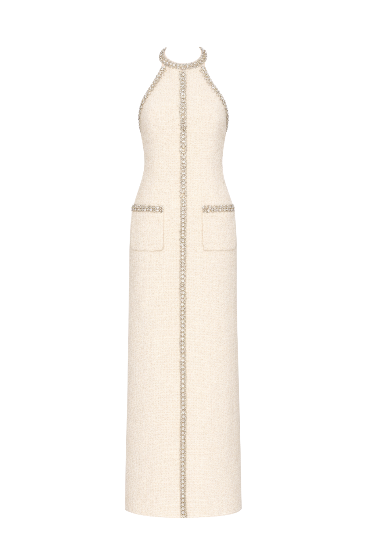 Alina Ivory Embellished Dress