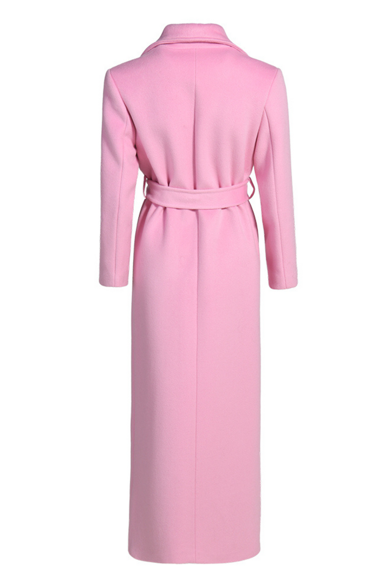 Mayfair Cashmere Coat Powder Pink