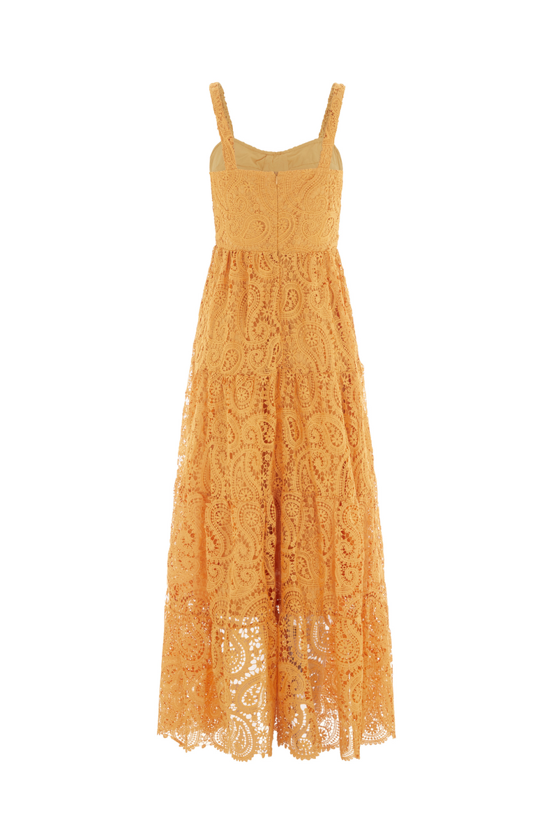 The Monaco Lace Maxi Dress Mango