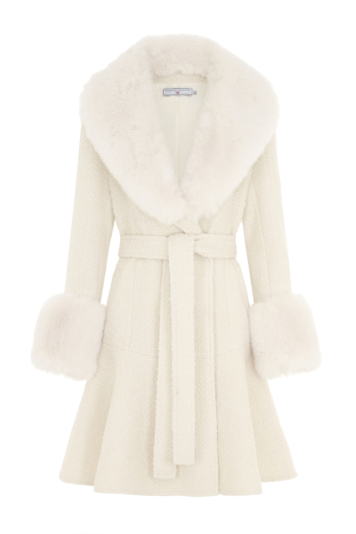 Mini Westminster Coat White Tweed