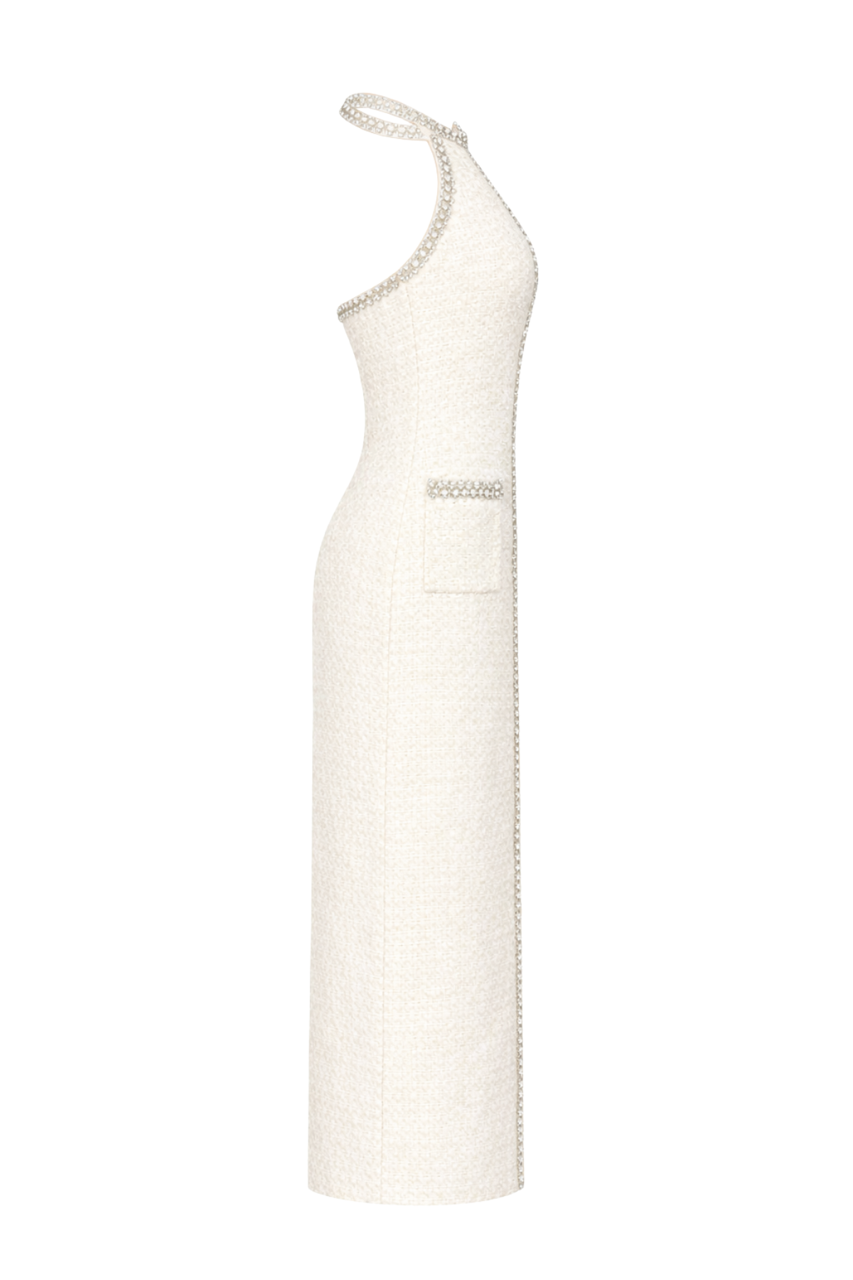 Alina Ivory Embellished Dress