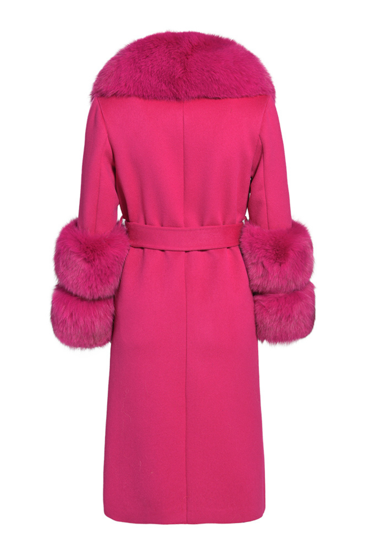 Belgravia Cashmere Coat Magenta