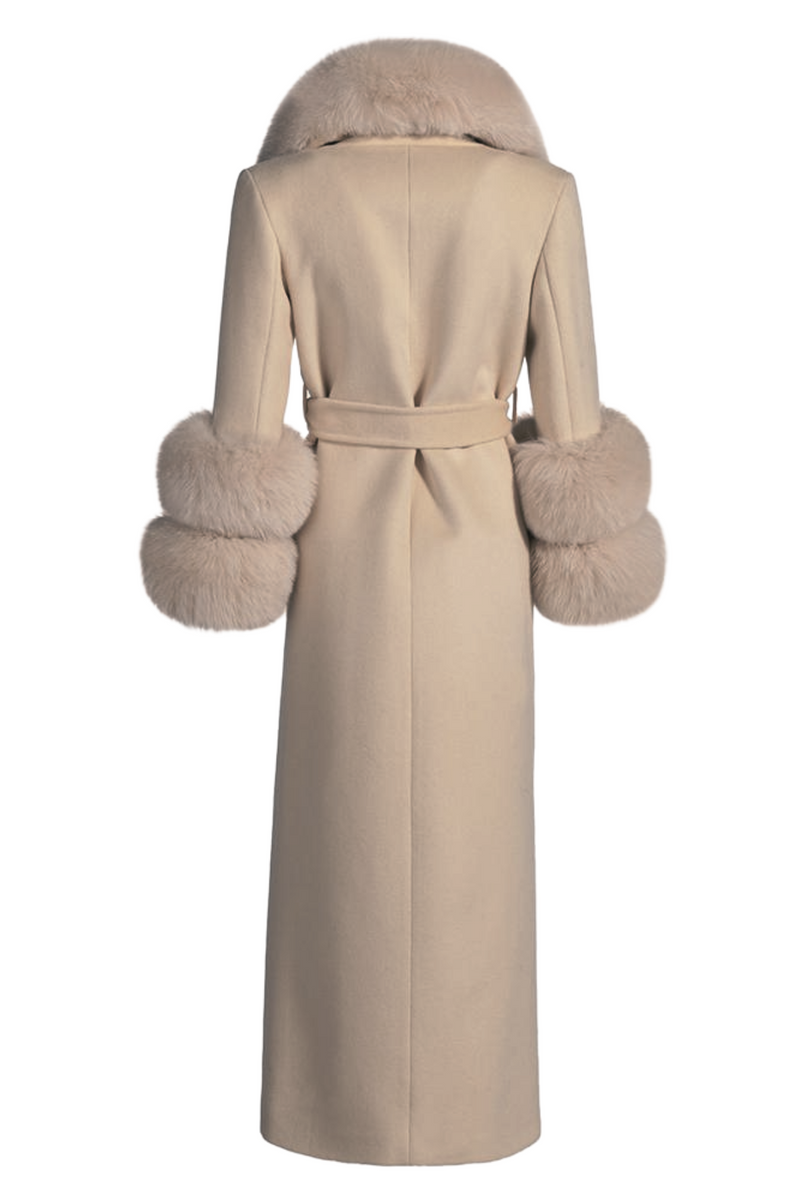 Mayfair Cashmere Coat Beige