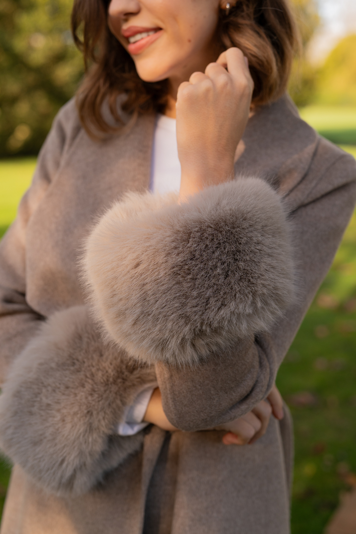 Kensington Cashmere Coat Fawn