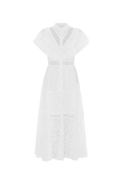 The Santorini Dress White