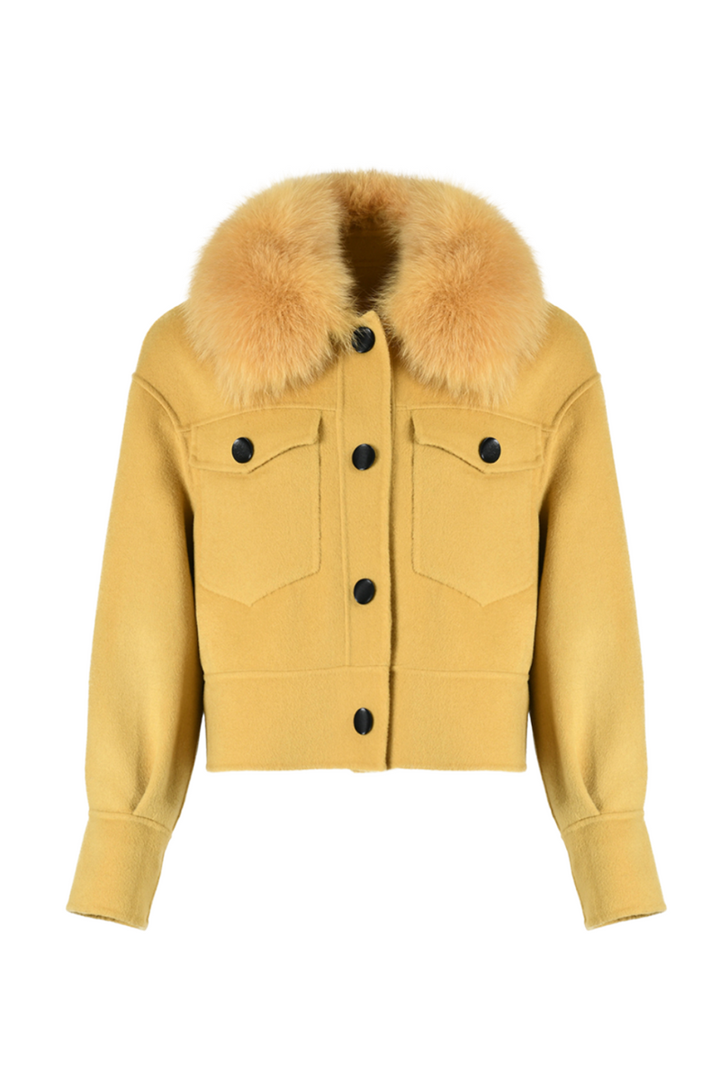 Hampstead Cashmere Jacket Tuscany Yellow