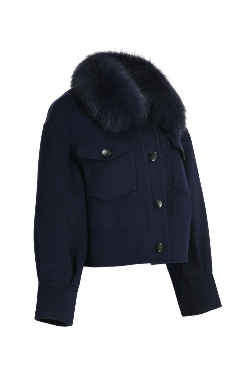 Hampstead Cashmere Jacket Navy