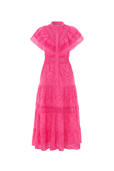 The Santorini Dress Hot Pink