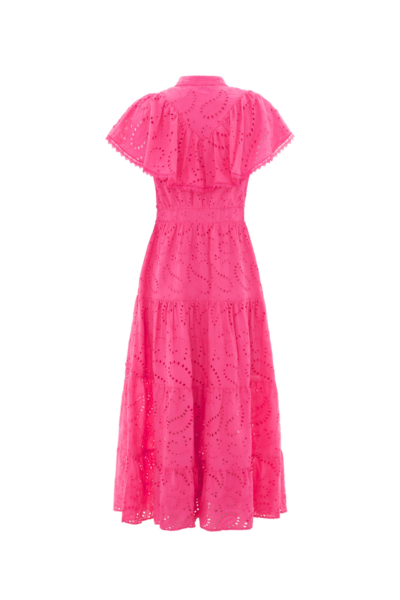 The Santorini Dress Hot Pink