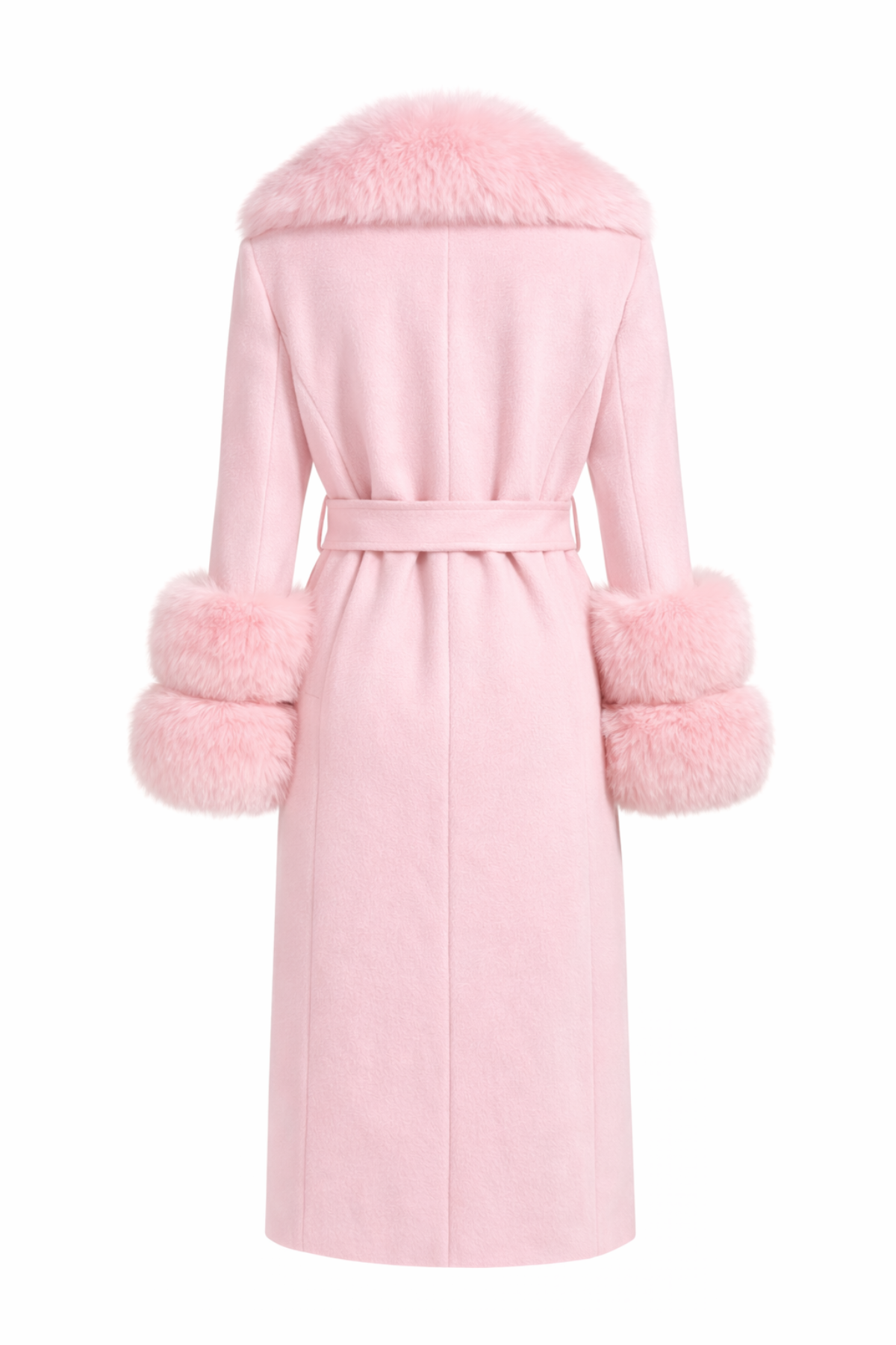 Belgravia Cashmere Coat Powder Pink