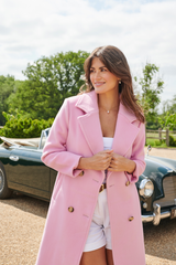 Highgrove Cashmere Coat Pink