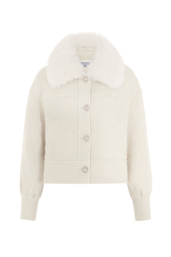 The Hartford Jacket White Tweed