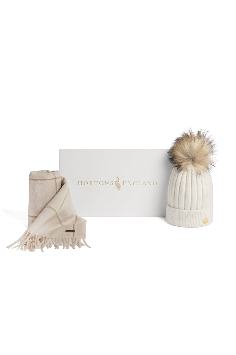 The Cream Gift Box: Hat & Scarf