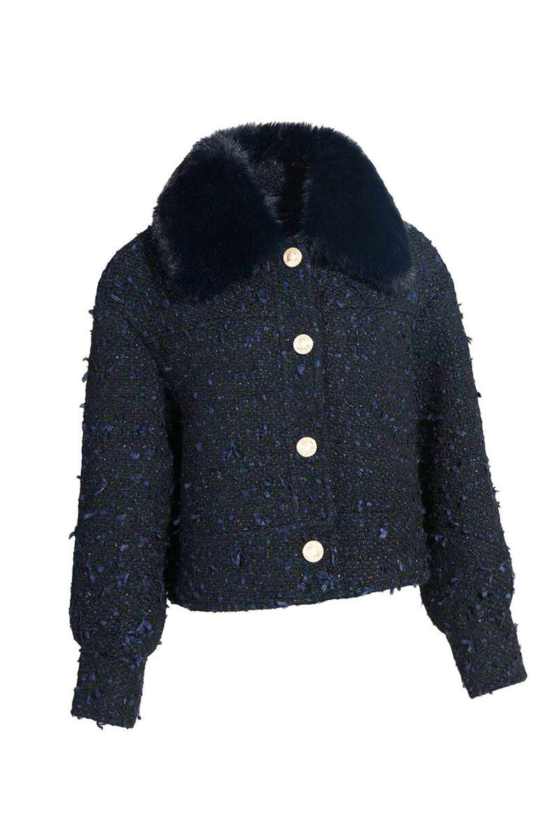 The Hartford Jacket Navy Tweed