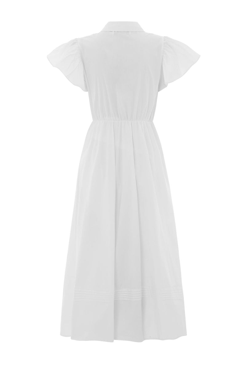 The Henley Maxi Dress White