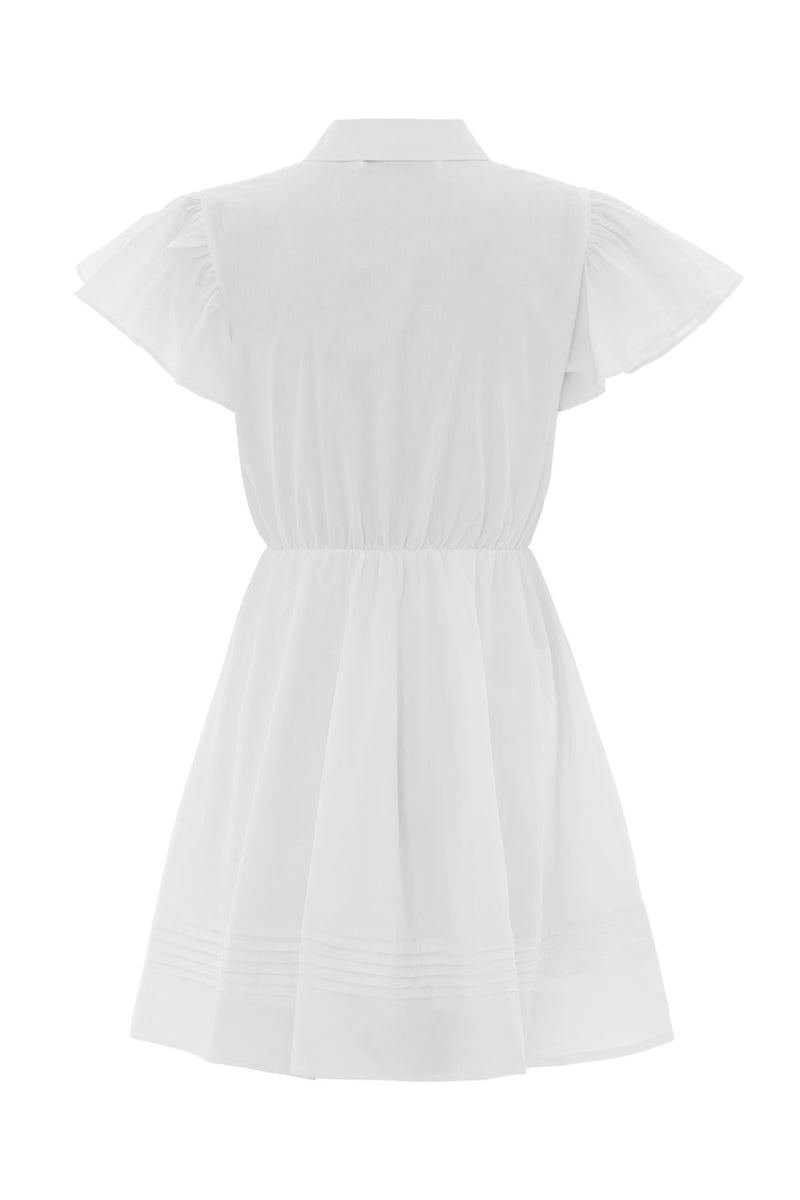 The Henley Mini Dress White