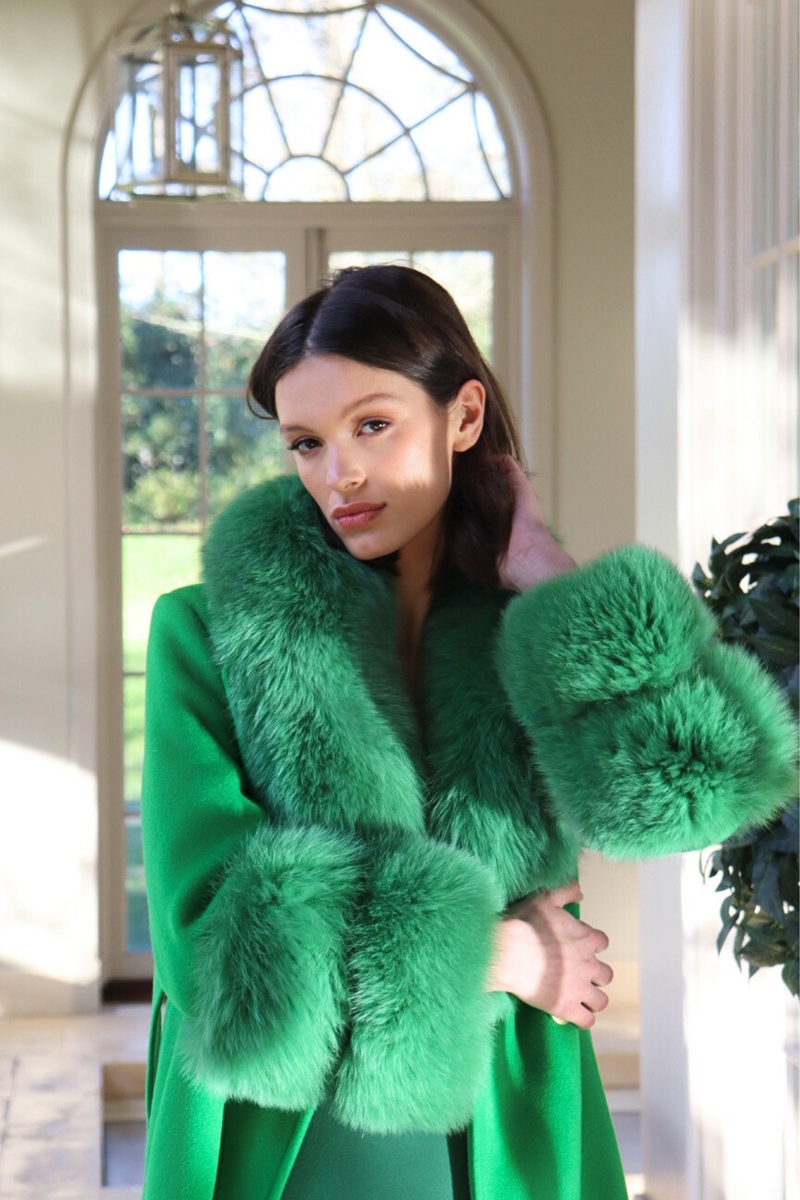 Belgravia Cashmere Coat Green