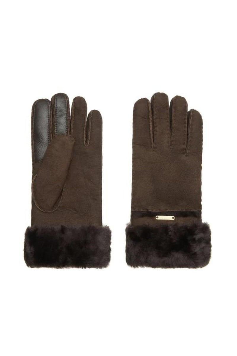 Eaton Sheepskin Tech Gloves - Chocolate