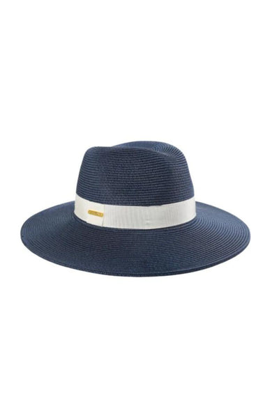 Seaford Fedora Hat - White