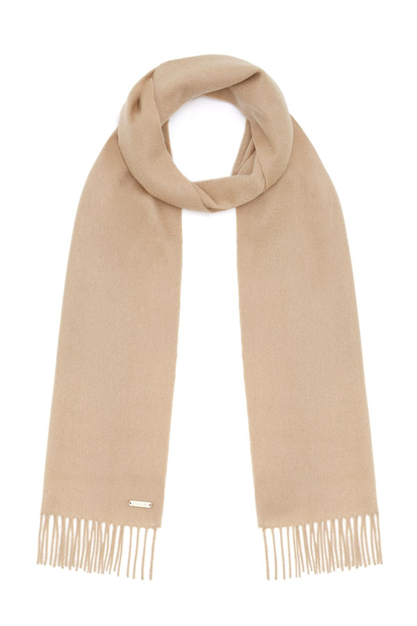 Signature Cashmere Scarf - Tan