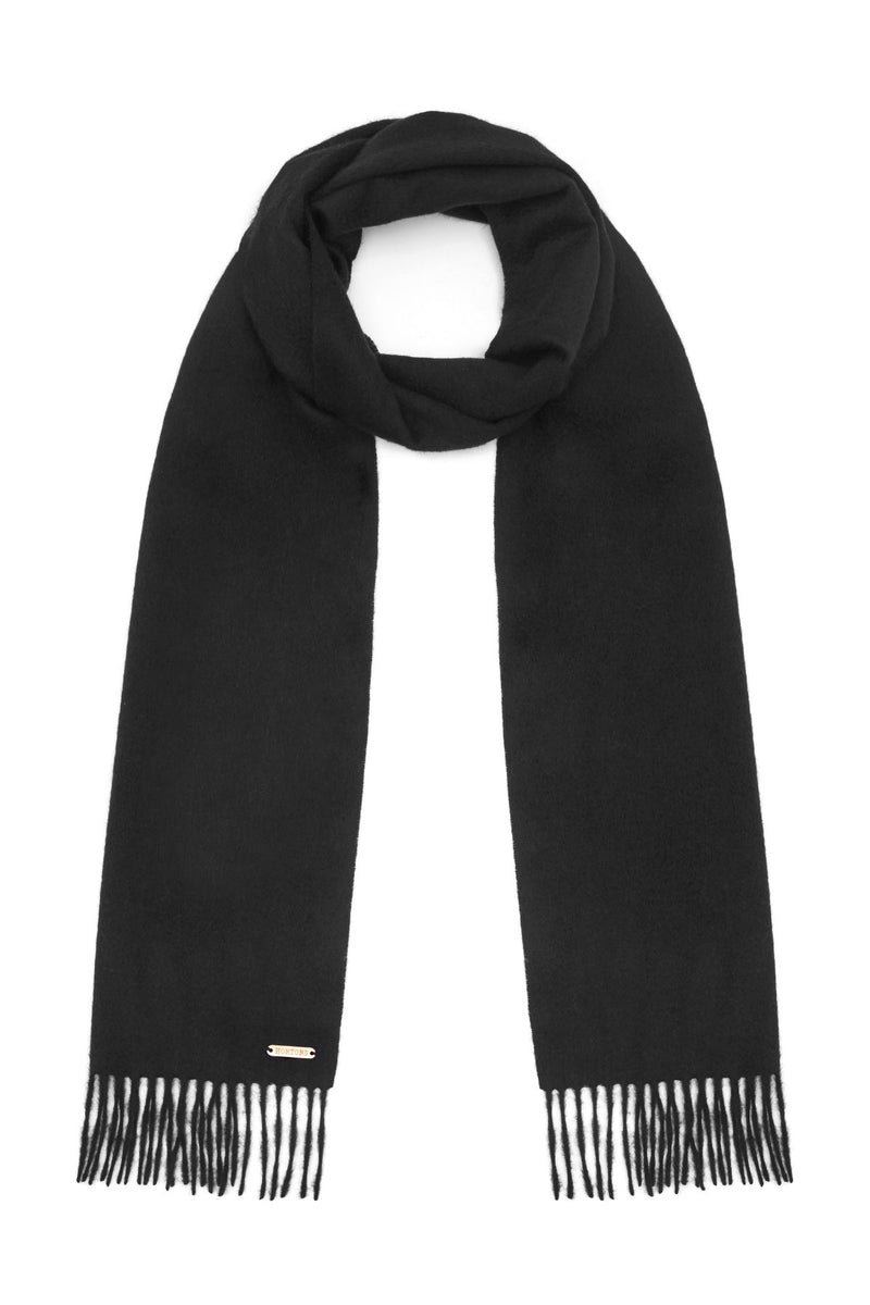 Signature Cashmere Scarf - Black