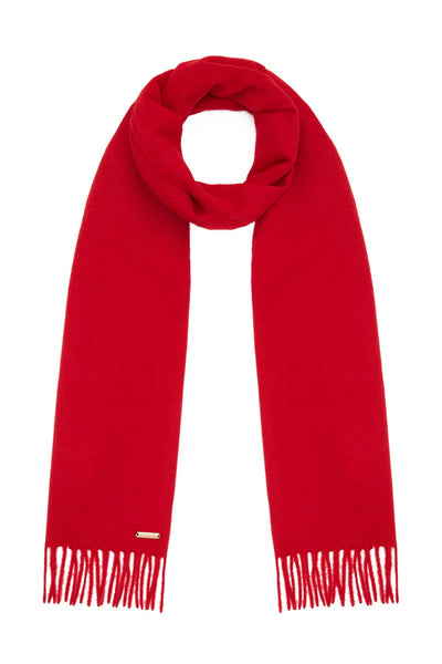 The Windsor 100% Cashmere Scarf - Red