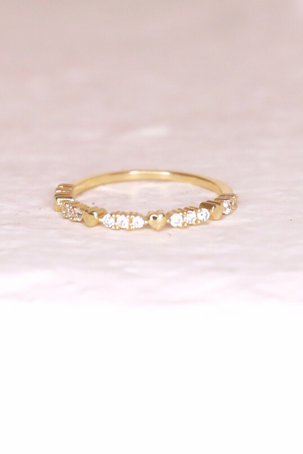 Gold Vermeil Heart Ring