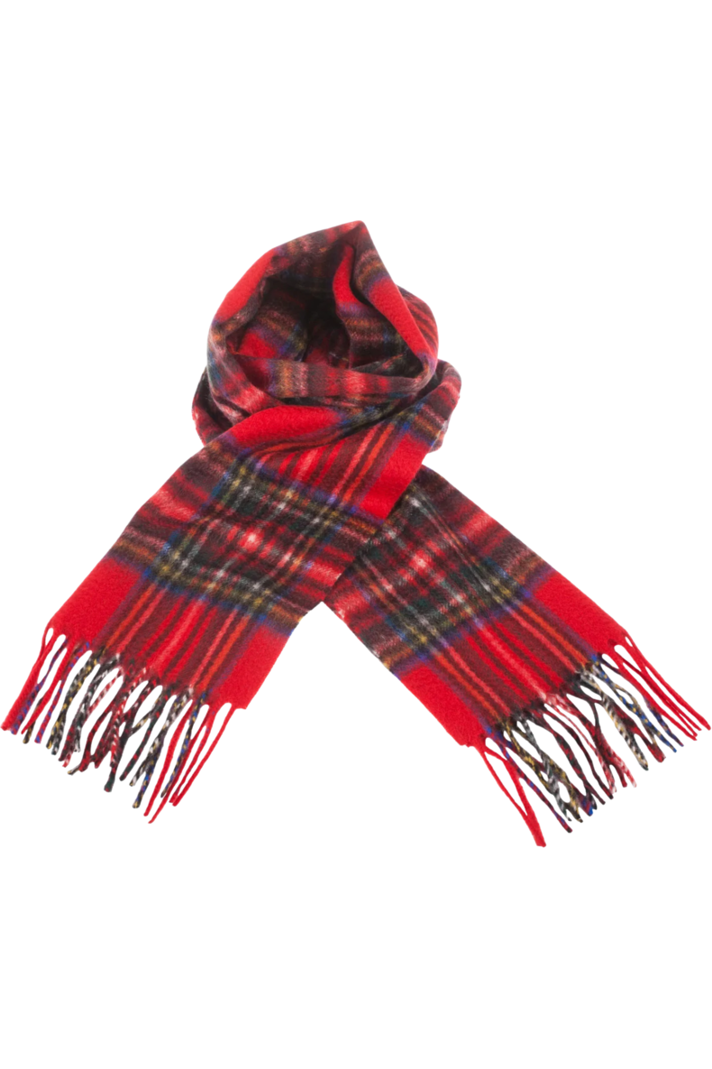 Bamburgh Red Cashmere Scarf
