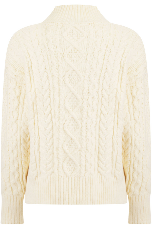 Woodstock Cable Knit Jumper Cream