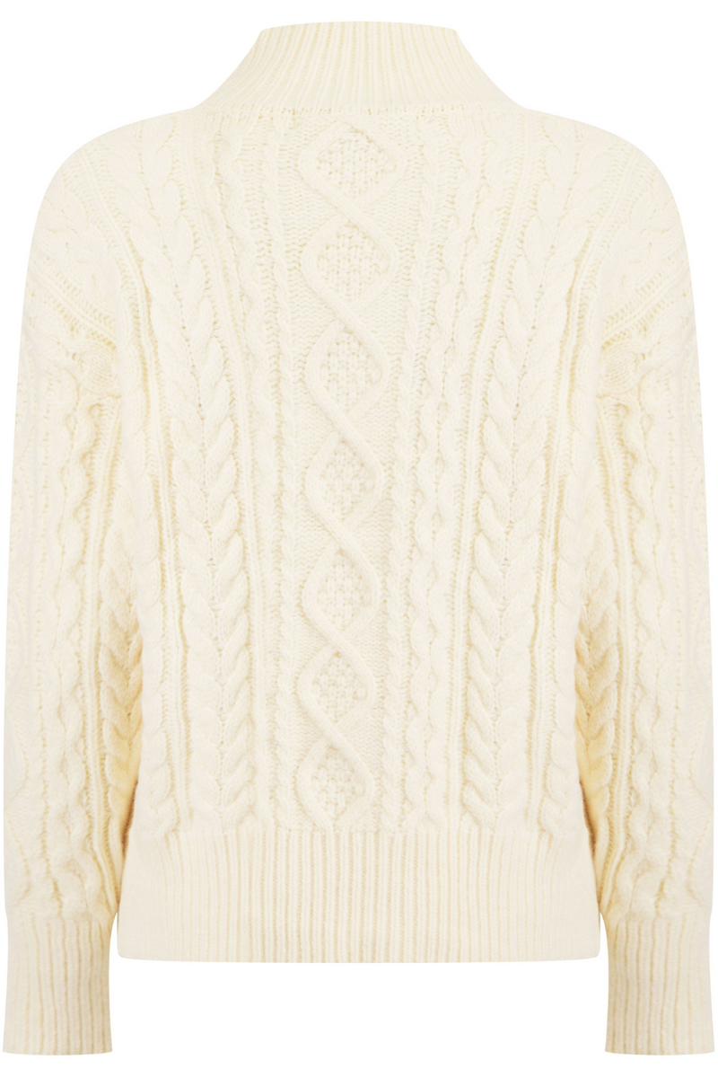 Woodstock Cable Knit Jumper Cream